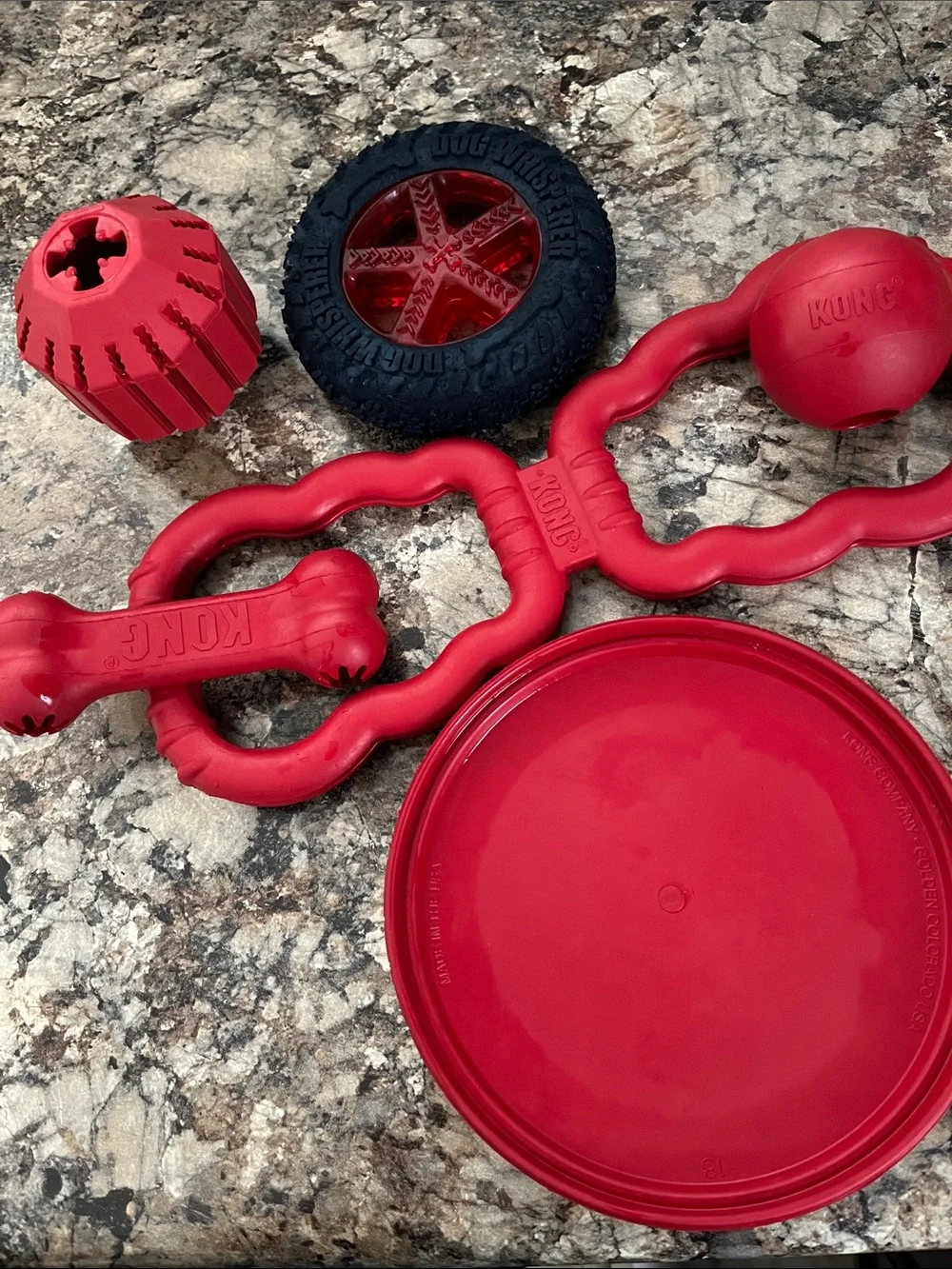 Kong Red Assorted Durable Dog Toy Lot 🐶